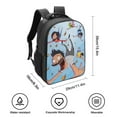 thumbnail image 2 of Bob's Burgers Adventures Basic Backpack Schoolbag Travel Bag 2 Compartment Bookbag Laptop Daypack Satchel Rucksack 16 Inch, 2 of 6