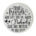 thumbnail image 2 of Luxcidy 1PCS Round Friendship Ornament, Circular Acrylic Friend Gift, Best Friend Christmas Present, for Holiday Gift Exchange, Memorable Bestie Keepsake for Christmas Tree Decorating Parties(C), 2 of 7