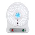 thumbnail image 1 of Portable Rechargeable LED Light Fan Air Cooler Mini Desk USB 18650 Battery Fan, 1 of 6