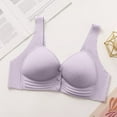 thumbnail image 7 of KONDYS Women Casual Solid Color Breathable Top Bra Underwear Without Steel Ring Gathering Sexy Cozy Elastic Women's Bra, 7 of 7