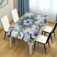thumbnail image 4 of Yayeee Tablecloths 54" x 54" Rectangle Wrinkle Resistant Party Table Cover, Green Floral, 4 of 8