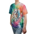 thumbnail image 4 of Funny Watercolor Adorable Australian Cattle Dog Peeking Through Torn Paper Effect All Over Print 3D Shirt Unisex Merch Heeler Lover Gifts - 00026, 4 of 6
