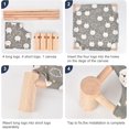 thumbnail image 4 of Cama de hamaca para gatos Cama elevada de madera para gatos Cama para dormir para mascotas lavable y extraíble Cama para gatos transpirable Apta para gatos y cachorros en interiores y exteri, 4 of 5