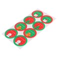thumbnail image 3 of 10 Pcs de Pelar Etiqueta Adhesiva Destreza Bricolaje Ante Santa Claus Distintivo Índices Adhesivo Colección de Recortes Gloria Sello de Navidad Pegatina, 3 of 9
