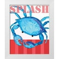 thumbnail image 1 of Seay, Anne 26x32 White Modern Wood Framed Museum Art Print Titled - Splash Crab, 1 of 4