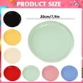 thumbnail image 3 of Green Large Round Serving Tray, 20 cm, for snack and dessert, Green use in kitchen, 3 of 4