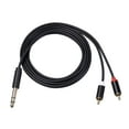 thumbnail image 2 of Adaptador de cable de 6,35 mm a 2RCA Yuyangstore 3M, 2 of 8