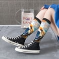 thumbnail image 3 of Lsque Dog Underwater Adventure Printed Crew Socks Men's Women's LightWeight Thin Casual Calf Socks ,Knee High Socks,Cotton Socks, 3 of 9
