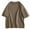 Brown, variant on Men's Casual Solid Color T-Shirt Loose Basic Solid Color Lightweight Top