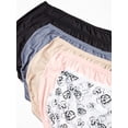 thumbnail image 2 of Women's Just My Size 1210U6 Microfiber Mesh Ultra Light Brief Panty - 6 Pack (Assorted 12), 2 of 4