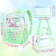 thumbnail image 4 of Mochila Transparente AGSDON para Niñas con Bolsa de Almuerzo Verde Amor 3PCS, 4 of 7