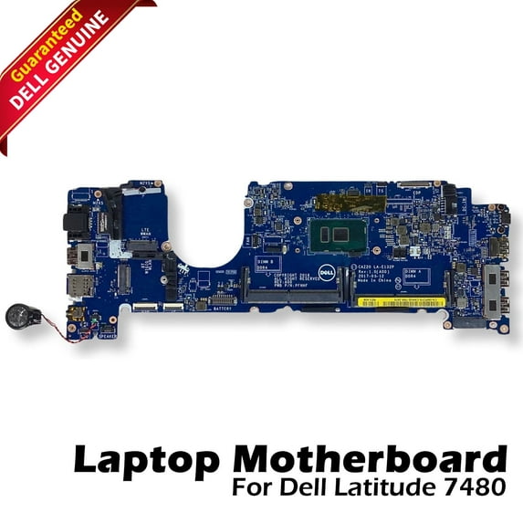 Pre-Owned Dell OEM Latitude 7480 Motherboard System Board with 2.4GHz i5 Processor MP2YX