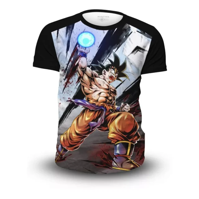 Playera Goku Hombre Anime Dragon/ball Spandex Full Print