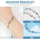 thumbnail image 4 of EeaseMX Pulseras oceánicas pulsera de cristal de delfines pulsera ajustable joyería de joyería, 4 of 7