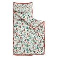 thumbnail image 2 of Christmas Gift and Deer Pattern Toddler Nap Mats for Kids Preschool,50"x20" Sleeping Mat Bag or Kids,Toddler Sleeping Bag,Toddler Nap Mat or Daycare, 2 of 6