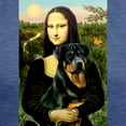 thumbnail image 3 of CafePress - Mona Lisa & Rottie Ash Grey T Shirt - Womens Tri-blend T-Shirt, 3 of 4