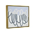 thumbnail image 3 of Stupell Industries Contemporary Split Spiral Shape Graphic Art Metallic Gold Floating Framed Canvas Print Wall Art, Design by Kathy Ferguson, 3 of 6