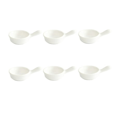 

NUOLUX Sauce Dipping Ceramic Cup Seasoning Dishes Bowl Dish 2Oz Condiment Soy Dip Handled 8 Inch Holder Bowl Bowls Dish