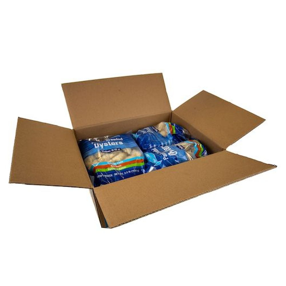 MRS.Fridays Gourmet Panko Breaded Medium Oysters, 2.5 Pound -- 6 per case.