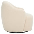 thumbnail image 4 of Safavieh Theoden Modern Metal and Wood Dining Arm Chairs, Off White, 4 of 6