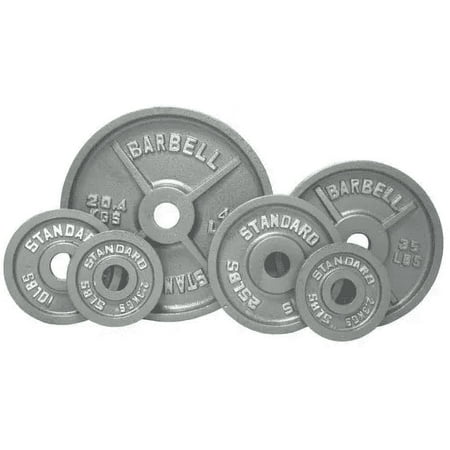 Vesta Fitness Olympic Weight Plates, Cast Iron Multicolor, 2 Count, 10 lb