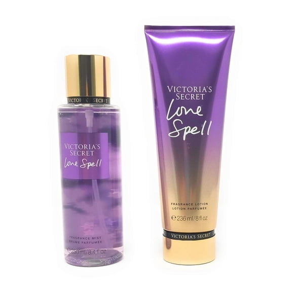 Body Lotion 236 ml + Body Mist 250 ml Love Spell de Victoria's Secret