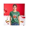 thumbnail image 1 of Playera Frutal Granadas San Joaquin Valley – Estilo Fresco con Sabor a Granada Ropa Para Mujer Color Verde Talla Mediana Marca Emil SaEs, 1 of 4