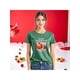 thumbnail image 1 of Playera Frutal Granadas San Joaquin Valley – Estilo Fresco con Sabor a Granada Ropa Para Mujer Color Verde Talla Mediana Marca Emil SaEs, 1 of 4