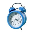 thumbnail image 3 of GROWTH TANK Alarm Clock Classic Old Fashioned Analog Clock for Heavy Sleepers Desk Table Blue, 3 of 9
