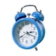 thumbnail image 3 of Reloj despertador analógico antiguo, silencioso, con alarma fuerte y luz de fondo para adolescentes. Azul, 3 of 9