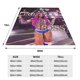 thumbnail image 3 of Manta de franela ultra suave y acogedora de Sasha Banks para picnic para niños, niñas y adultos, mantas ligeras y esponjosas para sofá, cama, sofá, sala de estar, 3 of 6