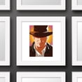 thumbnail image 3 of Gallery Pops Indiana Jones and the Dial of Destiny - Indiana Jones Minimalist Wall Art, White Framed Version, 12" x 12", 3 of 5