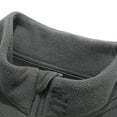 thumbnail image 6 of Generic Men's Quarter Zip Pullover Casual Fashion Soild Color Sweatshirt Long Sleeve Mock Neck Thermal Sweater with Pockets, 6 of 7