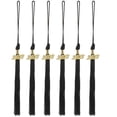thumbnail image 2 of Graduation Cap Tassel Charms 2023 Graduation Supplies For Students Black 40CM Decoration 6Pcs, 2 of 5