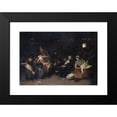 thumbnail image 2 of Max Liebermann 24x18 Black Modern Framed Museum Art Print Titled - Women Plucking Geese (1871-1872), 2 of 5