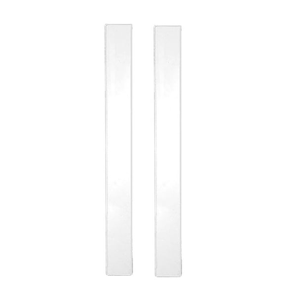 2 guías para rodillos de cocina, regla de equilibrio, acrílico, herramientas esenciales de cocina, grado alimenticio 295 cm x 3 cm