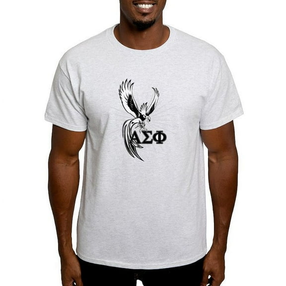 CafePress - Alpha Sigma Phi Phoenix Black T Shirt - Men's Classic Graphic T-Shirt