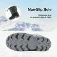 thumbnail image 4 of Dream Pairs Boys Girls Waterproof Slip Resistant Snow Boots Mid-Calf With Warm Faux Fur Lined Outdoor Booties For Little/Big Kids, 4 of 6