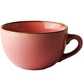 thumbnail image 6 of Farcauo Large Coffee Cup Ceramic Soup Mug with Handles 24 Ounce Jumbo Soup Mugs Bowl Porcelain 700 ML Pink Coffee Tea Cup XXL Cereal Bowls Soups Ramen Salad Bowl Coffee Cappuccino Cup Large Soup Bowl, 6 of 7