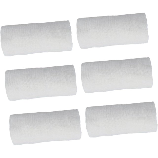 Rouleau de bandage Élastique 450 cm 6 Rouleaux de bandage Élastique cm kit de Premiers Secours Complet Coton Extensible Respirant Blanc kit de Premiers Secours Complet 6 Rouleaux de bandage Élastique 450 cm Coton Extensible