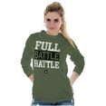 thumbnail image 3 of US Army Star Logo Full Battle Rattle Unisex Plus Size Long Sleeve Shirt Brisco Brands 2X, 3 of 5