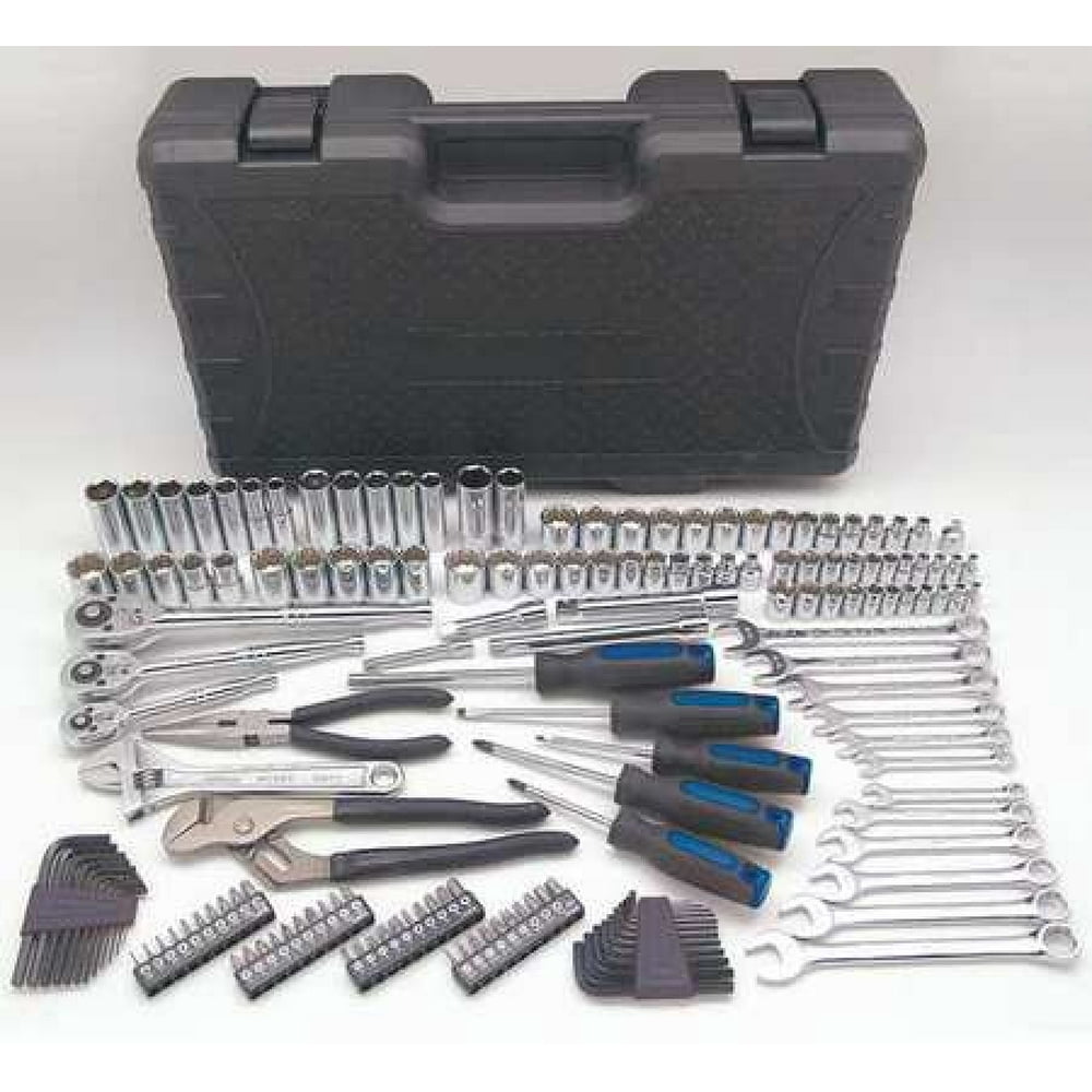WESTWARD 40JD53 Master Tool Set,SAE and Metric,170Piece