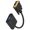 1pc, variant on lanema Durability DVI D to VGA Active Adapter for Computers and Displays with Shielded Cable Plugs &Play Easy Installation