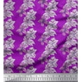 thumbnail image 1 of Soimoi Moss Georgette Fabric Flower Floral Print Fabric by The Yard 42 Inch Wide, 1 of 1