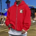 thumbnail image 5 of RMGVDSD Fashion Hoodies For Men Men's Hoodies Sweatshirts Halloween Print Long Sleeve Zip Up Hooded Sweatshirt Jacket Daily Casual Wear Leisure Hoodies XL, 5 of 6
