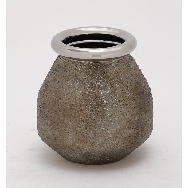 Classy Ceramic Silver Vase