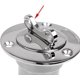 thumbnail image 4 of 2 piezas llave de tapa de gas de barco, llave de repuesto de gas de tapa de barco Bayliner marino de acero inoxidable 316 para tanque de agua de combustible Namotu CZYD-HY212, 4 of 7