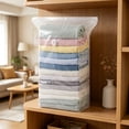 thumbnail image 1 of No Pump Needed Vacuum Storage Bags Thickened Reusable Compressions Bags Leakproof Airtight For Clothes Bedding Comforters Pillows And Travel Organization, 1 of 7