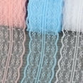 thumbnail image 4 of 1 Roll 45mm 10 Yards Lace Tape Net Lace Trim Ribbon Ideal for Wedding Christmas Curtain Decorations DIY Hair Bows Sewing Fabric (Yellow,10 Yards (9.1 Meters)), 4 of 4