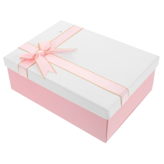 LULULION Reusable Birthday Present Box with Elegant Lid and Smooth Surface